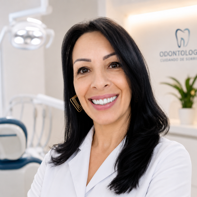 Dra. Fabiana de Lucas, cirurgiã-dentista